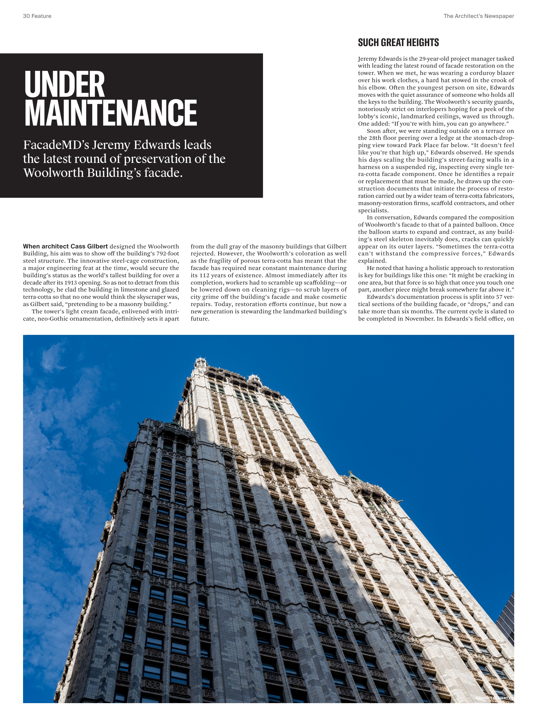 Under Maintenance, The Architect's Newspaper, October/November 2025, page 30